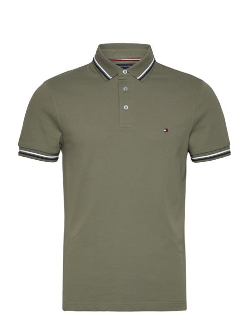 Tipped Slim Fit Seasonal Polo Tommy Hilfiger Khaki