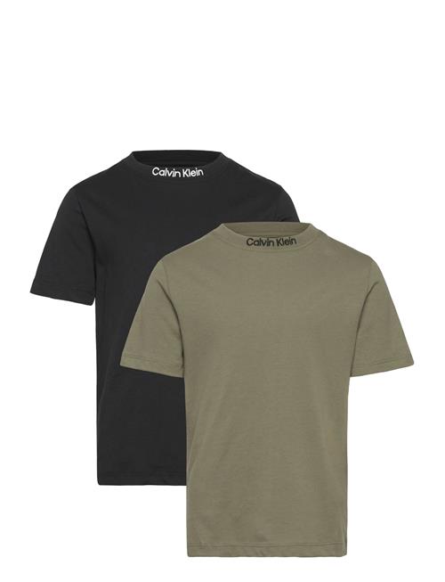 2 Pack Embro Logo Ss Tee Calvin Klein Black