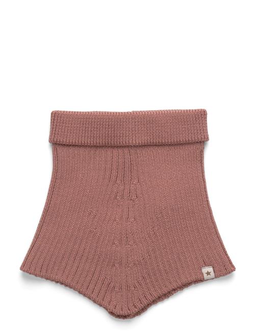 Neck Warmer Wool Knit Huttelihut Pink
