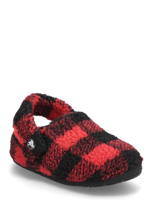 Classicbuffcheckcozzzyslipperk Crocs Red