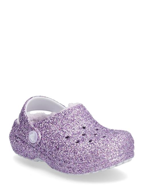 Clsc Lined Chunky Glitter Cgt Crocs Purple