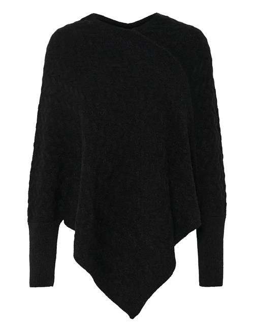 Kavinnie Poncho Kaffe Black