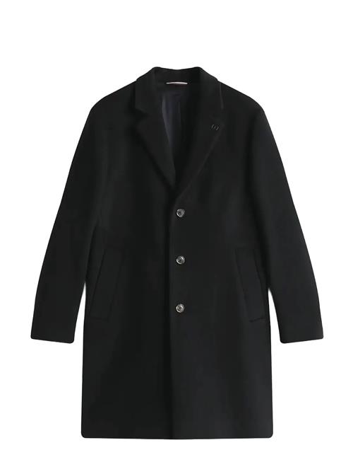 Dc Wool Mix Coat Tommy Hilfiger Black