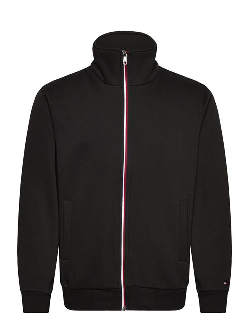 Global Stripe Zip Through Tommy Hilfiger Black