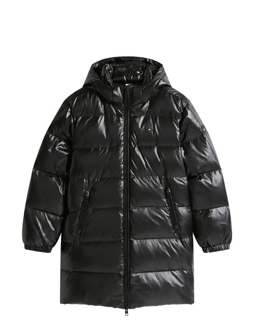 Essential Long Down Jacket Tommy Hilfiger Black