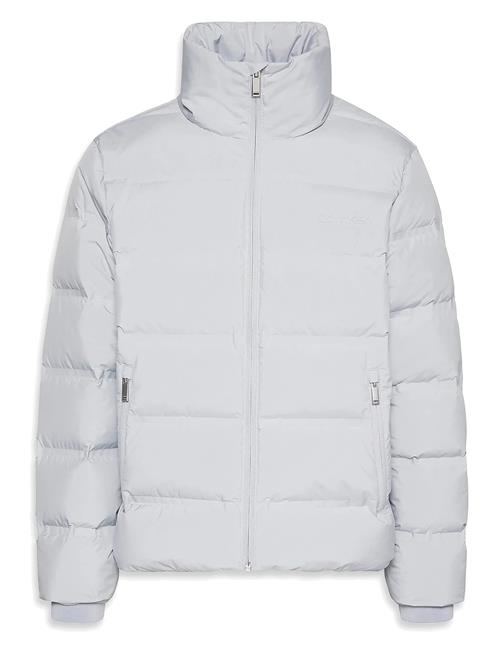 Ls Quilted Bonded Channel Hd Puf Calvin Klein Grey