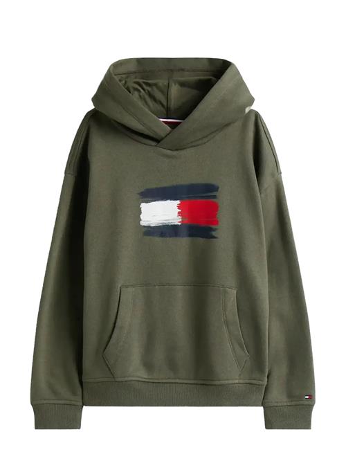 Flag Hoodie Tommy Hilfiger Green
