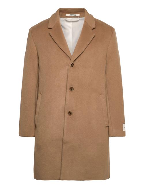 Ls Wool Blend Overcoat Calvin Klein Beige