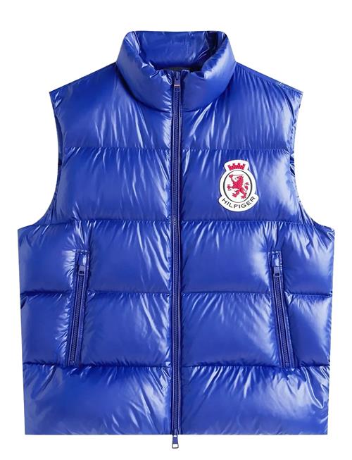 Rwb Crest Shiny Down Vest Tommy Hilfiger Blue