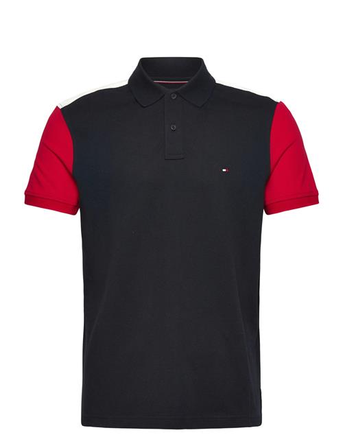 Rwb Blocking Reg Polo Tommy Hilfiger Black