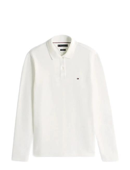 Ls Herringb Reg Polo Tommy Hilfiger White