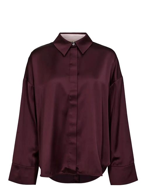 Nusantina Shirt Nümph Burgundy
