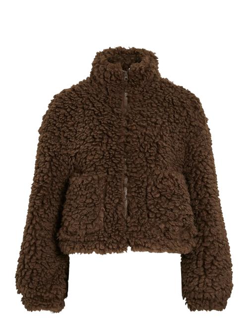 Vifiola L/S Short Jacket Vila Brown