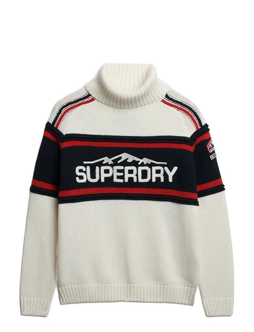 Apres Ski Roll Neck Jumper Superdry Sport Cream