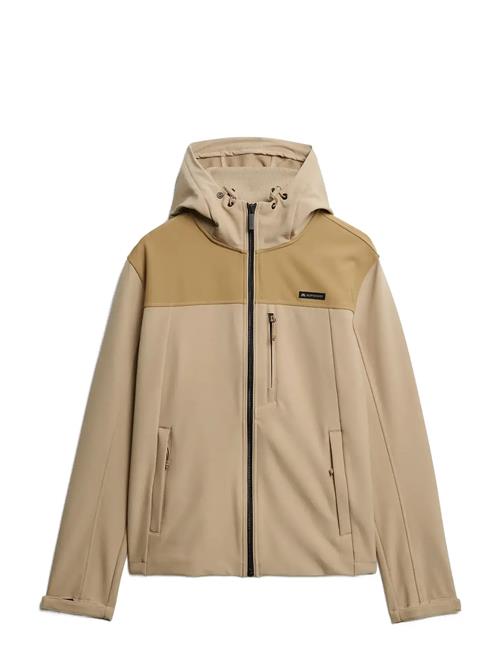 Hooded Softshell Tech Trekker Superdry Sport Beige