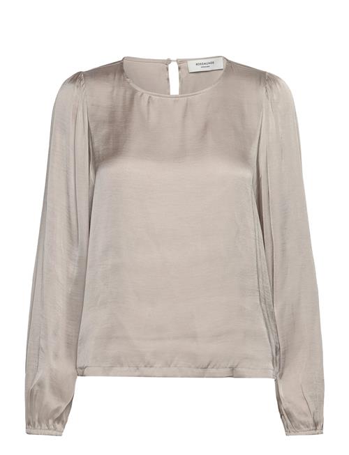 Rwmessina Ls Regular Blouse Rosemunde Grey
