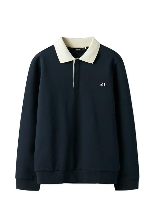 Nlmros Ls Polo Sweat LMTD Navy