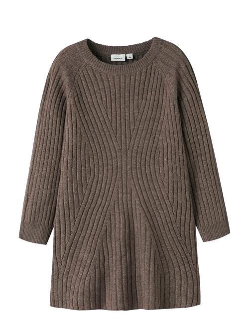 Nkfrikine Ls Knit Dress Pb Name It Brown