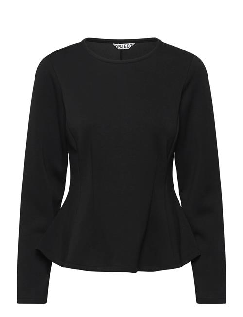 Objdorina L/S Re Sculpture Top E Wi 25 Object Black