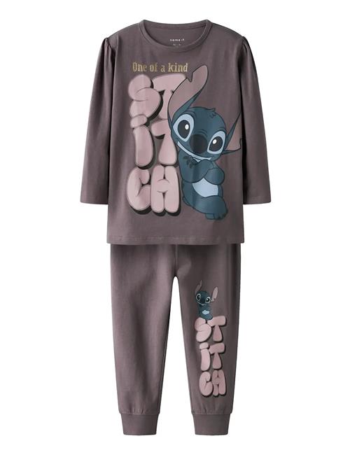 Nmfolina Stitch Ls Nightset Wdi Name It Brown