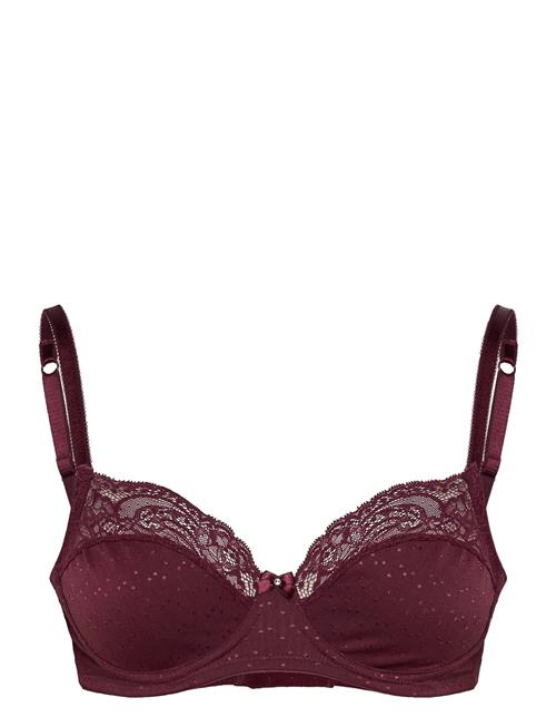 Sophie Non-Padded Underwired Bra Hunkemöller Burgundy