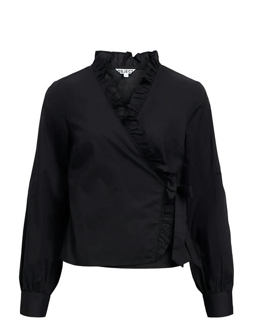 Objhope L/S Wrap Shirt E Aw Fair 25 Object Black