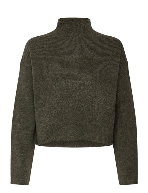 Vmmirla Ls Highneck Pullover Vero Moda Green