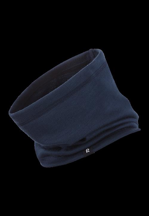 Reima Aarni Tube-tørklæde I Merinould Beige Navy  Navy-44/50 cm Wool Marineblå  44/50 cm  mand