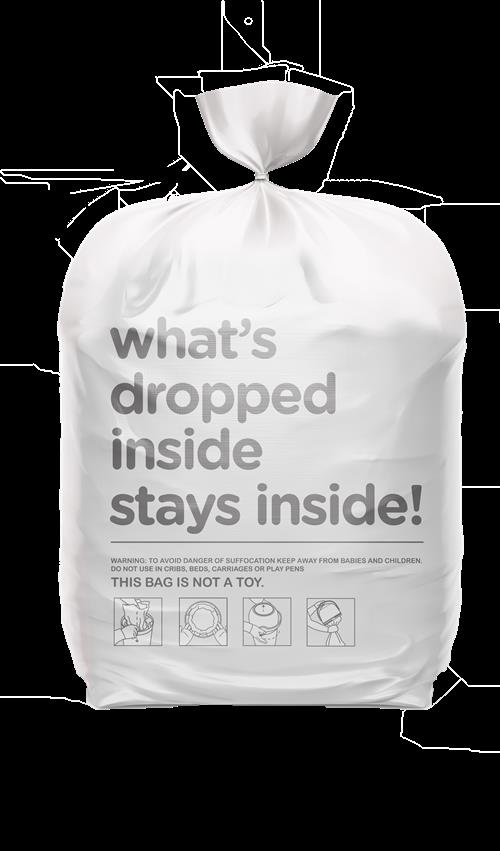 Magic Original Magic Bag 3x15 Lækagesikre Affaldsposer Til Bleer White  White-Onesize  Hvid  One Size  unisex