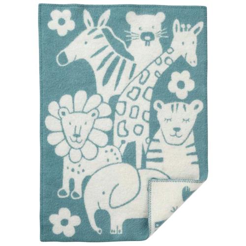 Klippan Yllefabrik Picnic Tæppe Blå One Size Wool Blå  One Size  unisex