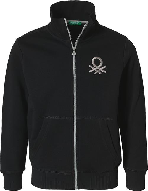 UNITED COLORS OF BENETTON Sweatjakke  sort