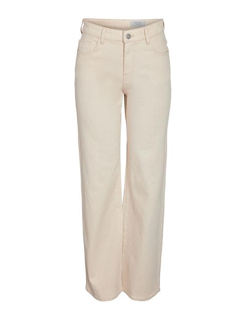 Nmyolanda Nw Wide Jeans Ecru NOISY MAY Cream