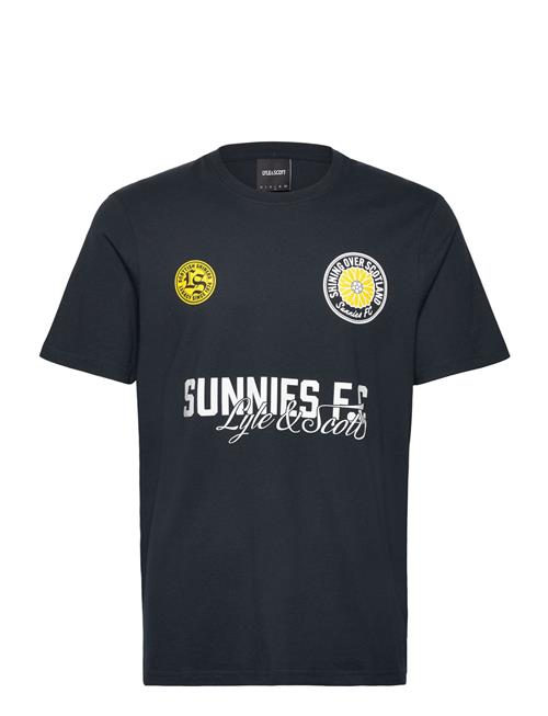 Sunnies Fc Graphic T-Shirt Lyle & Scott Black