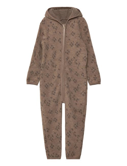 Pram Suit Wool Fleece Huttelihut Brown