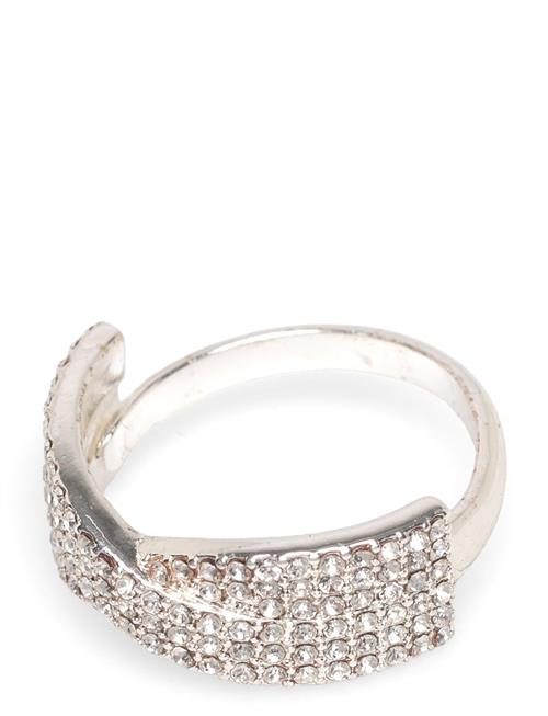 Shea Crystal Ring Silver-Plated Pilgrim Silver