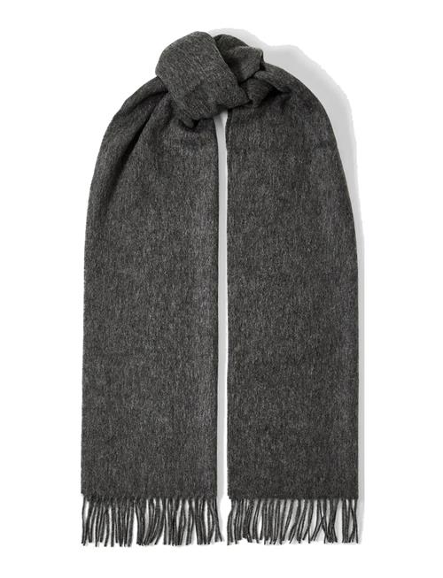 Slftime New Wool Scarf Selected Grey