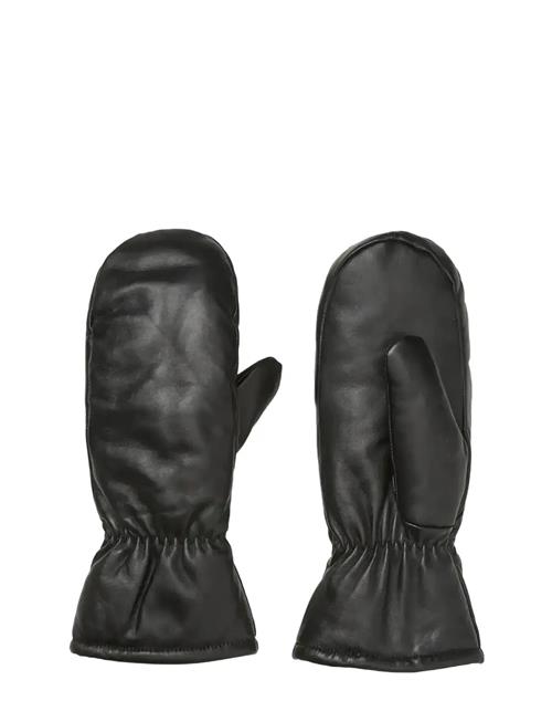 Leather Nylona Mitten Becksöndergaard Black