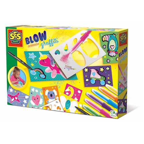 SES Creative Blow pens - Airbrush graffiti 6-10 Y      unisex