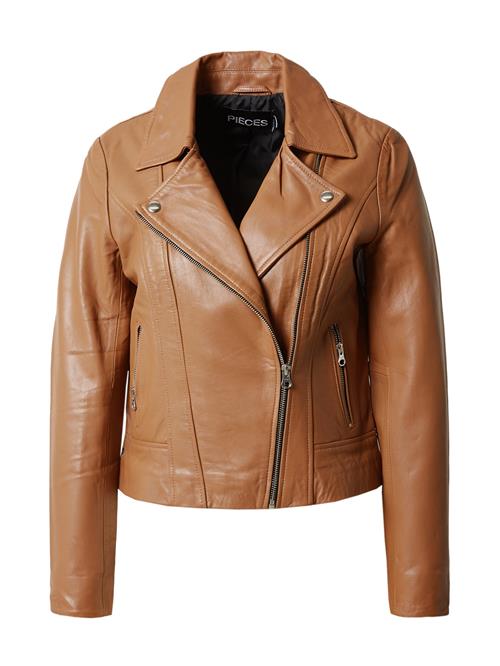 PIECES Overgangsjakke 'SUSSE'  sepia