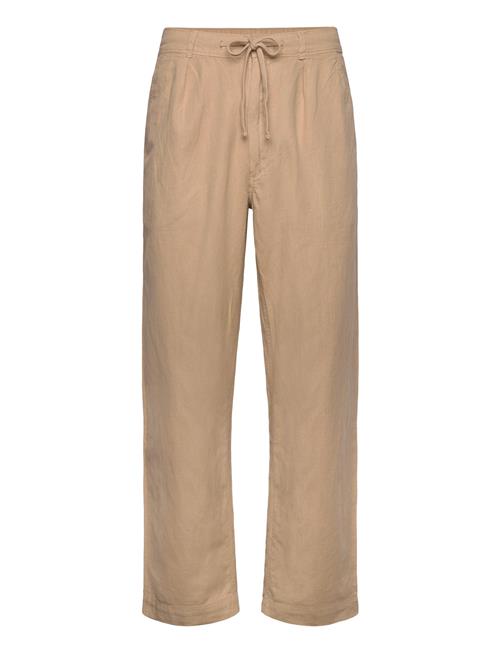 Gd Cotton Linen-Prepster Easy Pant Polo Ralph Lauren Beige