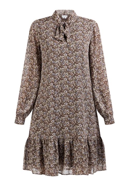 Usha Kjole  brun / blandingsfarvet