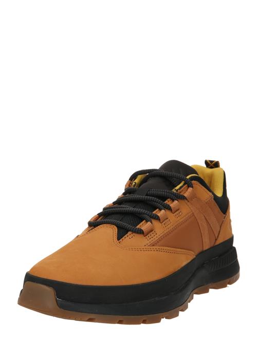 TIMBERLAND Lave sko 'Euro Trekker'  cognac / lysebrun / sort
