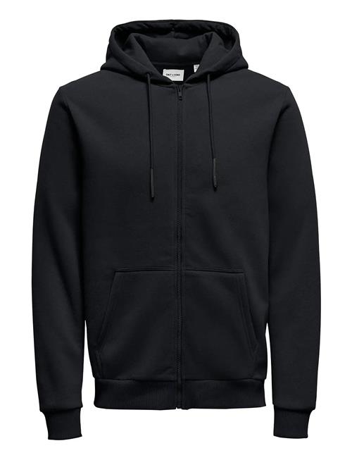 Onsceres Zip Thr. Hoodie Sweat Noos ONLY & SONS Navy