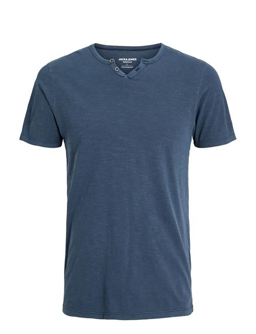 Jack & Jones Jjesplit Neck Tee Ss Noos Jack & J S Blue