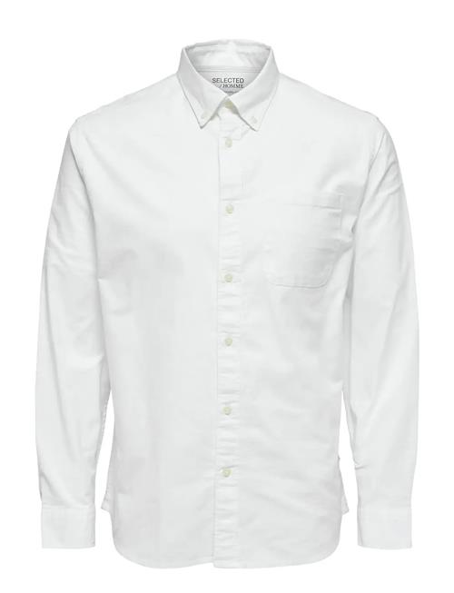 Slhregrick-Ox Shirt Ls Noos Selected White