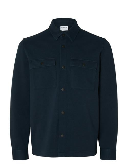 Slhjackie Sweat Jacket Noos Selected Navy