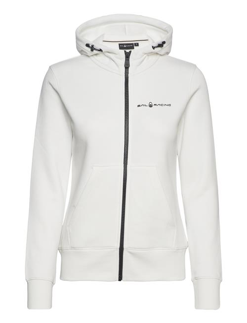 W Gale Logo Zip Hood Sail Racing White