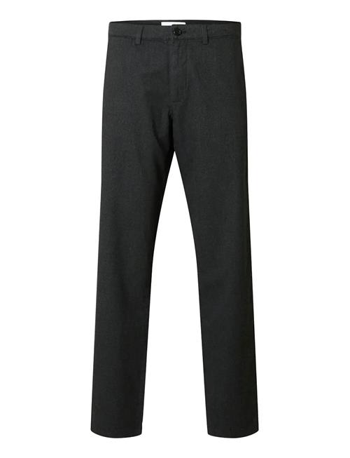Slh175-Slim Miles Brushed Pant W Noos Selected Grey