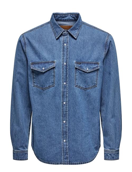 Onsbane Denim 3247 Dnm Shirt Noos ONLY & SONS Blue