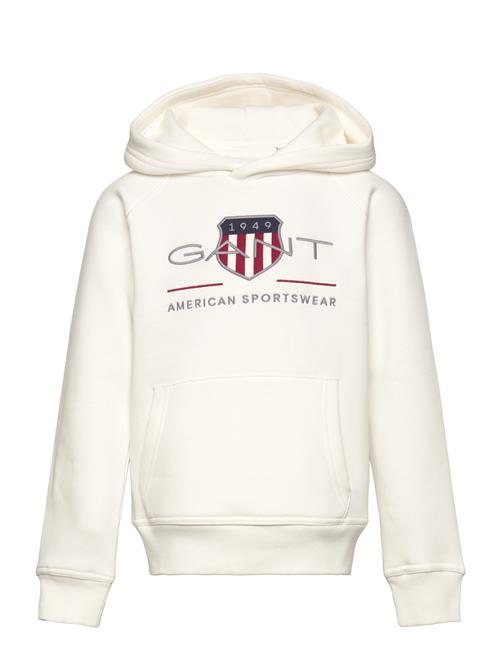 Archive Shield Hoodie GANT White